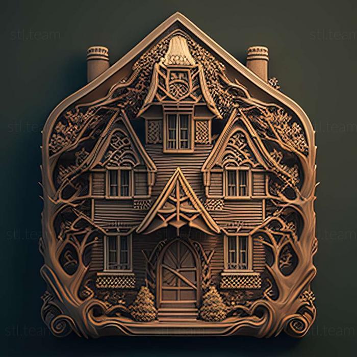 3D model House M.Dgame (STL)